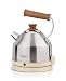 Produktbild Ottoni Fabbrica Elektrischer Wasserkocher Edelstahl Mahagoni Holz Made in Italy 1,7L 2400W,Automatische Abschaltung,BPA frei,Herausnehmbarer Kalkfilter,Trockenlaufschutz,360° Basis,Lignum Satinato