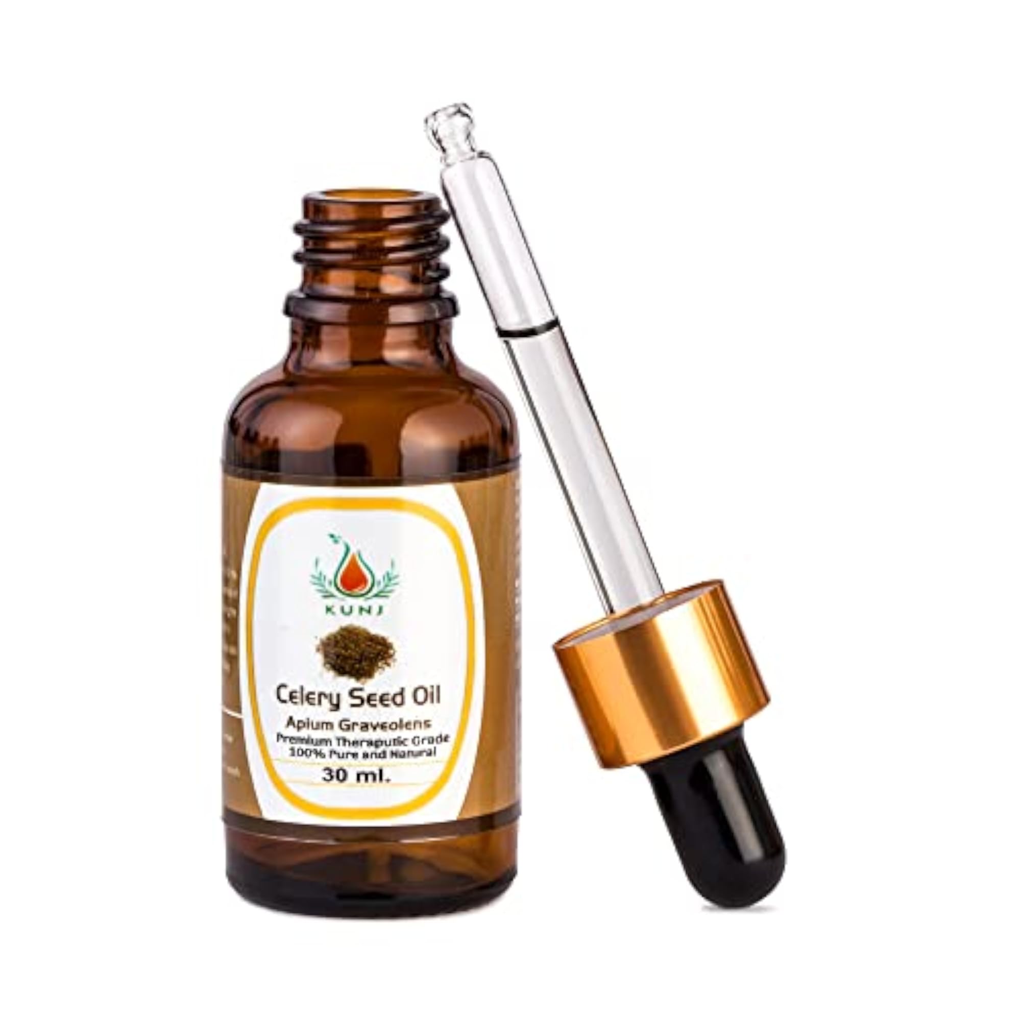 KUNJ Celery Seed Essential Oil, 30ml