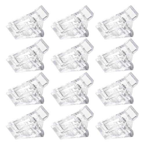Set de 12 clips para manicura y extensión de uñas miniatura 1