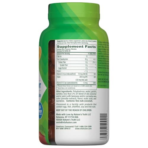 Vitafusion GLP1 Fiber Plus Gummies