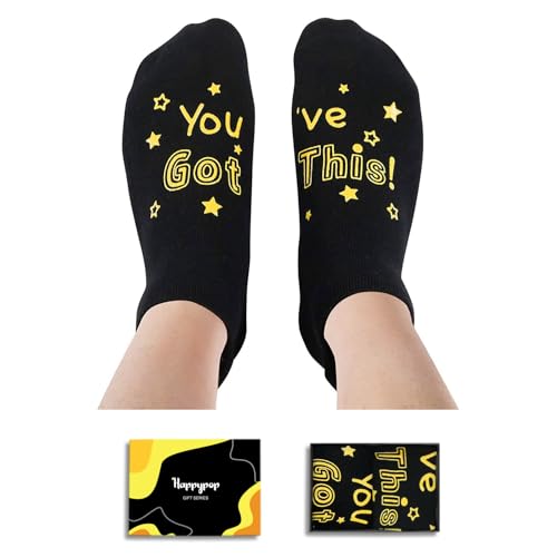 HAPPYPOP Inspirational Motivational Socks - Inspirational Motivational Cheer Positive Gifts