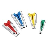 Hochwertiges material: Hersteller aus Kunststoff und Metall, mit einer professionellen Chromoberfläche, diese Schrägbandformer sind perfekt für kreative Nähgeister!