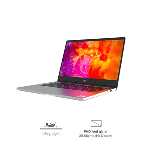 Image of MI Notebook 14 Intel Core i5-10210U 10th Gen 14 inches(35cm) Business Laptop(8GB /512GB SSD /Windows 10 Home /UHD Graphics /Silver /1.5Kg), XMA1901-FA