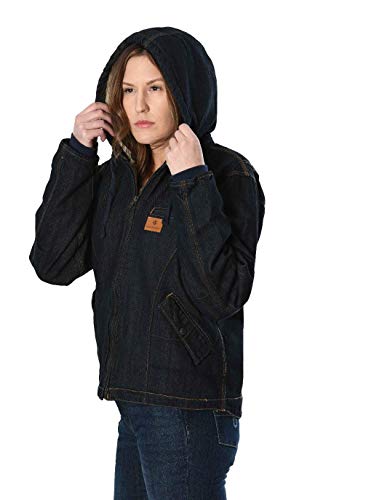 IG Insulated Gear Women’s Sherpa Lined Washed Duck Hooded Jackets2