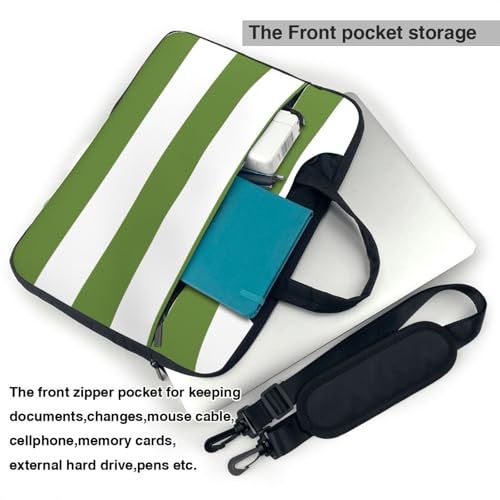Maletín para laptop gris blanco 14 pulgadas impermeable miniatura 5