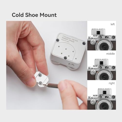 Image of TTartisan Light Meter II, Real-time Metering Tool, Two Dial to Adjust ISO, Aperture and Shutter Speed, Compatible with Older Leicas and Similar Rangefinder Cameras