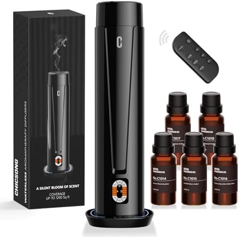 Amazon.com: Waterless Scent Diffuser – 1200 Sq Ft Coverage, Essential ...