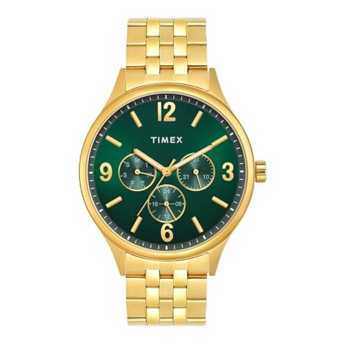 Image of TIMEX Analog Watch for Men with Round Dial & Water Resistant Man's Wrist Watches