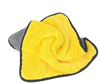 Microfiber Cleaning Cloths Car Detailing Towel Lint Free Dual Layer Absorbent Silk Edging Car Wash Waxing Polishing Drying Towel_ with two years guarantee of satisfaction and quality