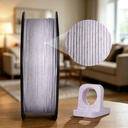 Image of TINMORRY Marble PETG Filament 1.75, Rapid PETG 3D Printer Filament, Compatible with Bambu FDM 3D Printer, 1 KG 1 Spool, Marble Magic Purple