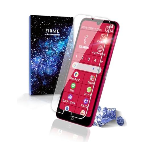 【硬度10H】 らくらくスマートフォンa A401FC 用 フィルム 強化ガラス ガラスフィルム 保護フィルム 本体 保護 スマホフィルム クリア
