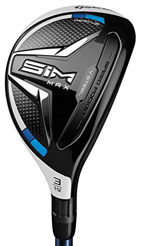 Taylormade SIM MAX Hybrid, 3, 19 Degree Loft, Left Hand, Regular Flex