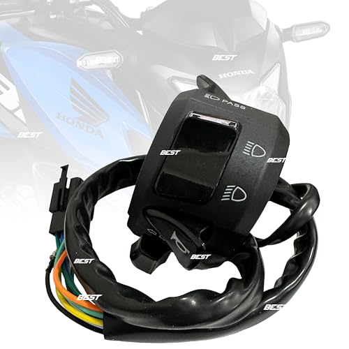 Punho de Luz Com Lampejador Com Plugs Para Cg 160
