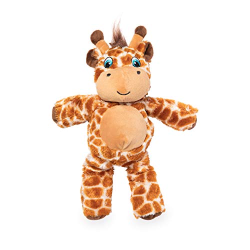 Image of Best Pet Supplies Dog Chew Toys for Small and Medium Dogs, Tough Interactive Squeaky Plush Stuffed Animal Toys - Giraffe & Sheep, Large, PT524-528