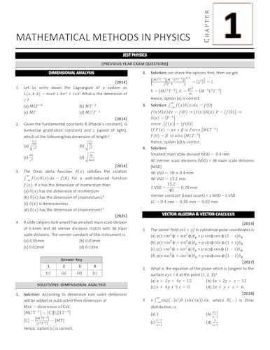 Image of JEST Physics PYQ Book | Previous Year Solved Question Paper | 14 Years (2012-2025) PYQ with Explanations | Topic-Wise Sorted JEST Physics PYQ Book for Joint Entrance Screening Test (JEST) 2026 | IFAS