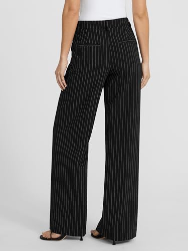 EXPRESS Women’s Editor Mid Rise Trousers – Pinstripe, Tailored Stretch Trouser for Workwear3