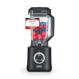 CASO PowerBlender B 2000 Professionele blender, 30.000 omw/min, 2000 watt, onbreekbare Tritan-blender (2 l), BPA-vrij, pulse-, shake-, smoothie-functie, 8-voudig messensysteem met titanium coating
