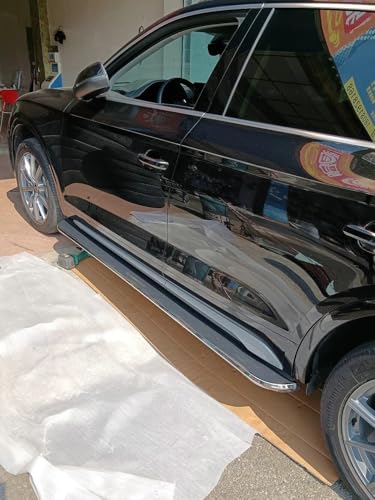 Estribos laterales para Audi Q5 2018-2025 aluminio negro miniatura 3