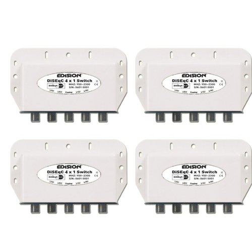 Interruttore DiseqC 2/1 HB-DIGITAL - Per Satelliti Astra/Hotbird Con Connettori Oro - Foto 5