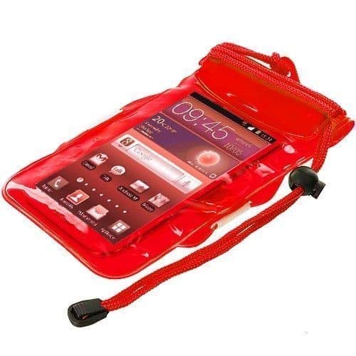 Shifra® Multipurpose Transparent Waterproof Plastic Mobile Pouch PVC Rain Protection Mobile Case Ideal for All Phones up to 7 Inches - Multicolor (Pack of 1) 4