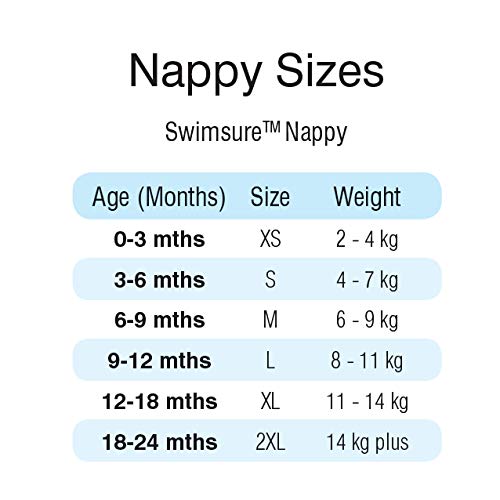 Zoggs Pannolino da nuoto riutilizzabile in neoprene, rosa