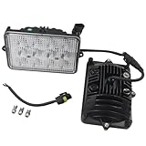 2Pcs AH128328 AH159332 LED Upper Cab Light 6"x4" Compatible with John Deere Windrower 4890 4895 Cotton Picker 9986 9996 Forage Harvester 7200 7300 Combine 9400 9410 9450 T670 W540