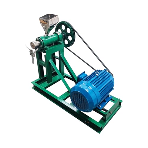 EQCOTWEA Puffed Food Extruder Corn Puffing Machine Multi-Function Corn and Rice Puffer with 4 Die Sets for Soybeans, Corn, Piglet Feed 220V 7.5KW