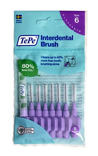 TePe 1.1 mm Size 6 Original Interdental Brush - Pack of 8