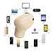 NENRENT S570 Bluetooth Earbud,Smallest Mini Invisible V4.1 Wireless Bluetooth Earpiece Headset Headphone Earphone with Mic Hands-Free Calls for iPhone iPad Samsung Galaxy LG HTC Smartphones 1pcs(Nude)