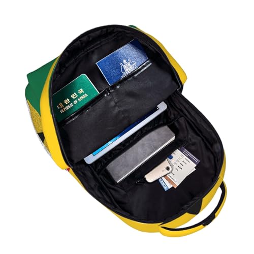 Mochila para portátil con bandera de Ghana y diseño ligero multiusos 5
