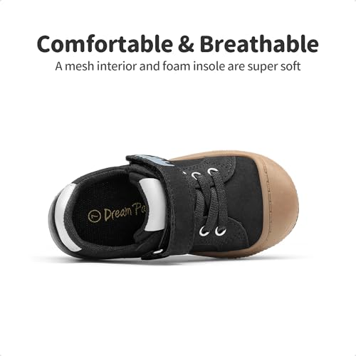 DREAM PAIRS Toddler Boys Girls Sneakers Casual Lightweight Kids Storybook Walking Skate Shoes4