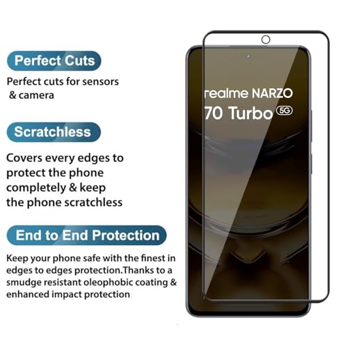 Image of Tempered Glass Screen Protector (Realme Narzo 70 Turbo)