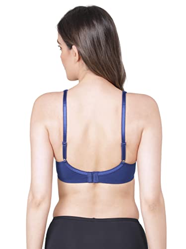 Image of Jockey 1250 Women Wirefree Non Padded Super Combed Cotton Elastane Stretch Full Coverage Everyday Bra with Contoured Shaper Panel and Adjustable Straps