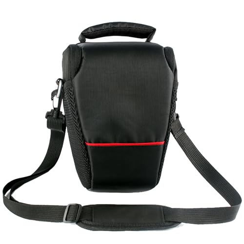 Kommodum - Borsa Fotografica SLR per Macchina Fotografica DSLM ed Obiettivo Custodia Imbottita a Stile Fondina per Fotocamera Reflex Compatta Videocamera Adatta per Nikon per Canon km23