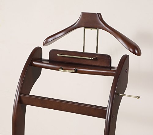 image for Proman Products Windsor Suit Valet Stand VL16001 with Top Tray, Contou