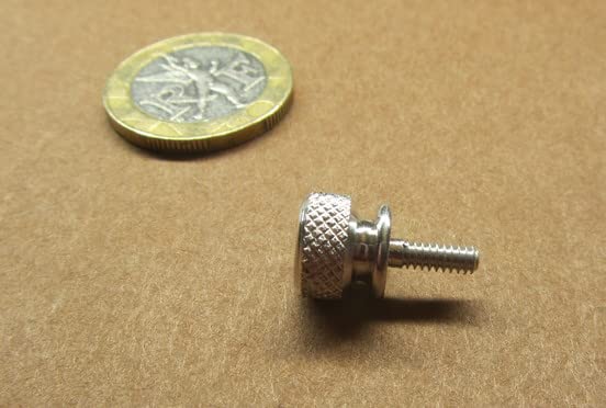 6061 Aluminum Flared Collar Knurled Head Thumb Screws FT 4-40 x .312" Length 5 Pcs