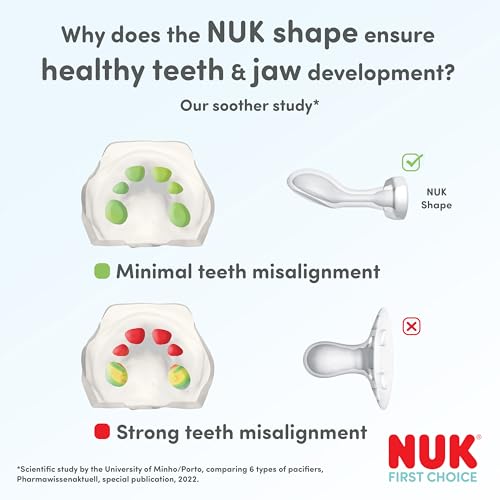 NUK First Choice Day & Night Baby Schnuller | 18-36 Monate | Orthodontische Schnuller, die im Dunkeln leuchten… – Ansicht 4