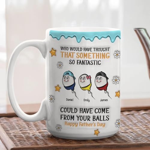 Taza personalizada 3D efecto inflado 11 oz miniatura 2