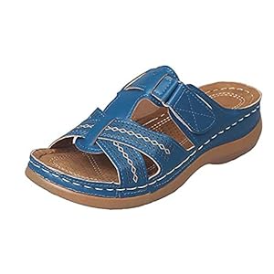 Casual strip sandaal, retro helling met vrouw sandalen, niet-formaat niet-formaat comfortabele flip-flops,A,41