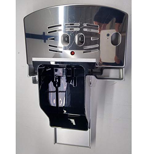 De'longhi - Cafetera Superautomática 15 Bares de Presión, Espresso y Cappuccino, Depósito de Agua Extraíble 1.8l, Panel LCD, Dispensador de Café Ajustable, Limpieza Automática, ECAM 23.420.SB, Plata