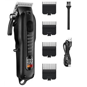 Hair Cutting Tool, Hair Clippers 1200mah Powerful Battery Electric Hair Trimmer Professional Barber Hair Cutting Machine Cordless Clippers