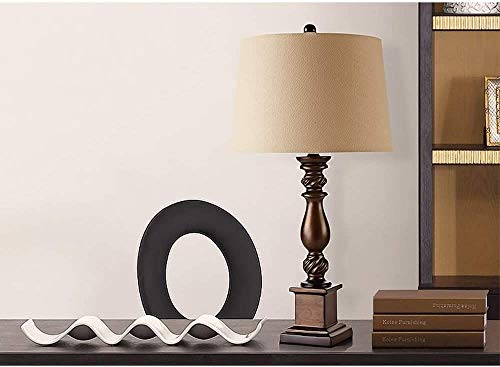 Lampe de table rétro E27 en résine créative pour éclairage de chambre et salon - 4