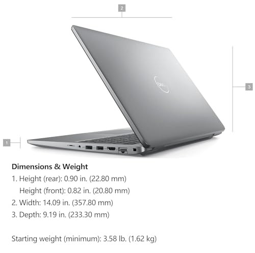 Image of Dell Precision 3590 Intel Core Ultra 7-155H / NVIDIA RTX 500 Ada 4GB GDDR6 / 16GB DDR5 RAM / 1TB SSD /Windows 11 Pro / 15.6 inch FHD Display /Backlit AI Keyboard /Wi-Fi 6E / 3 Years NBD Warranty
