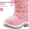 Apakowa Kid's Girls Cold Weather Snow Boots (Toddler/Little Kid)