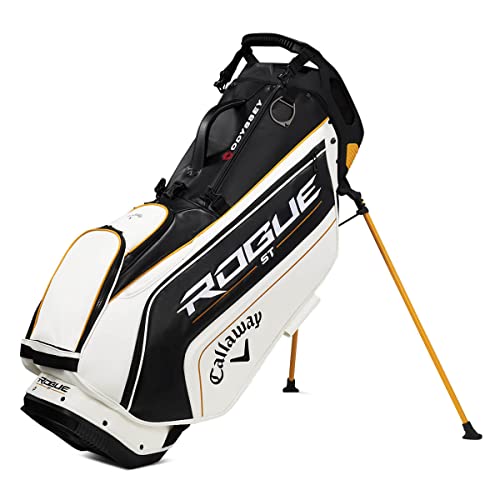 Callaway Golf, Sacca Da Carrello Rogue St Staff, Nero/Bianco/Oro, taglia unica