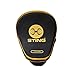 STING Viper Speed Focus Mitts for Boxing, MMA, and Muay Thai, Durable Boxing Mitts, Ultra-Lightweight Boxing Equipment, Black/Gold, Standard Size