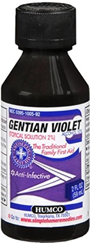 Humco Gentian Violet Topical Solution 2% 2 oz (Pack of 10)