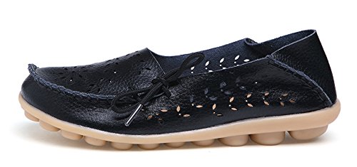 Image of VenusCelia Women's Breathable Comfort Walking Office Flat Loafer