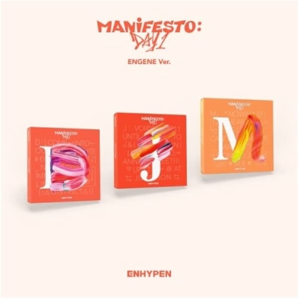 Amazon.co.jp: ENHYPEN MANIFESTO : DAY 1 3rd Mini Album ENGENE