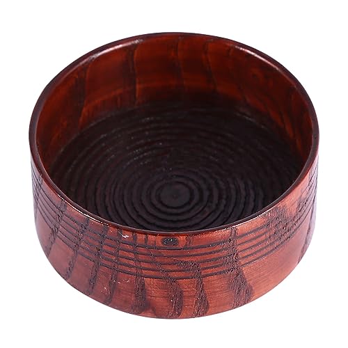 Gavigain Wooden Shaving Soap Bowl, Men's Soap Cream Shaving Brush Bowl, Face Cleaning Tool for Men